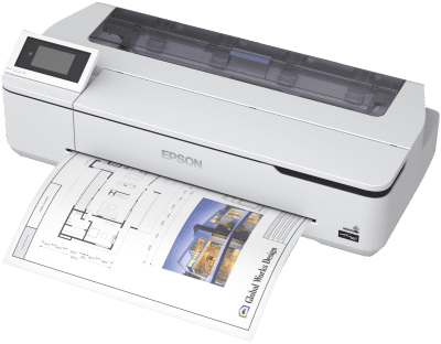Epson SureColor SC-T3100N מלעמה עם גיליון נייר