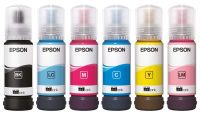 סט 6 בקבוקי דיו מקורי אפסון EPSON ‎108 EcoTank