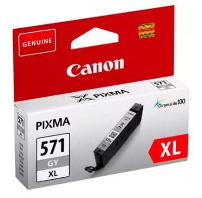 ראש דיו מקורי XL אפור Canon CLI571XLGY