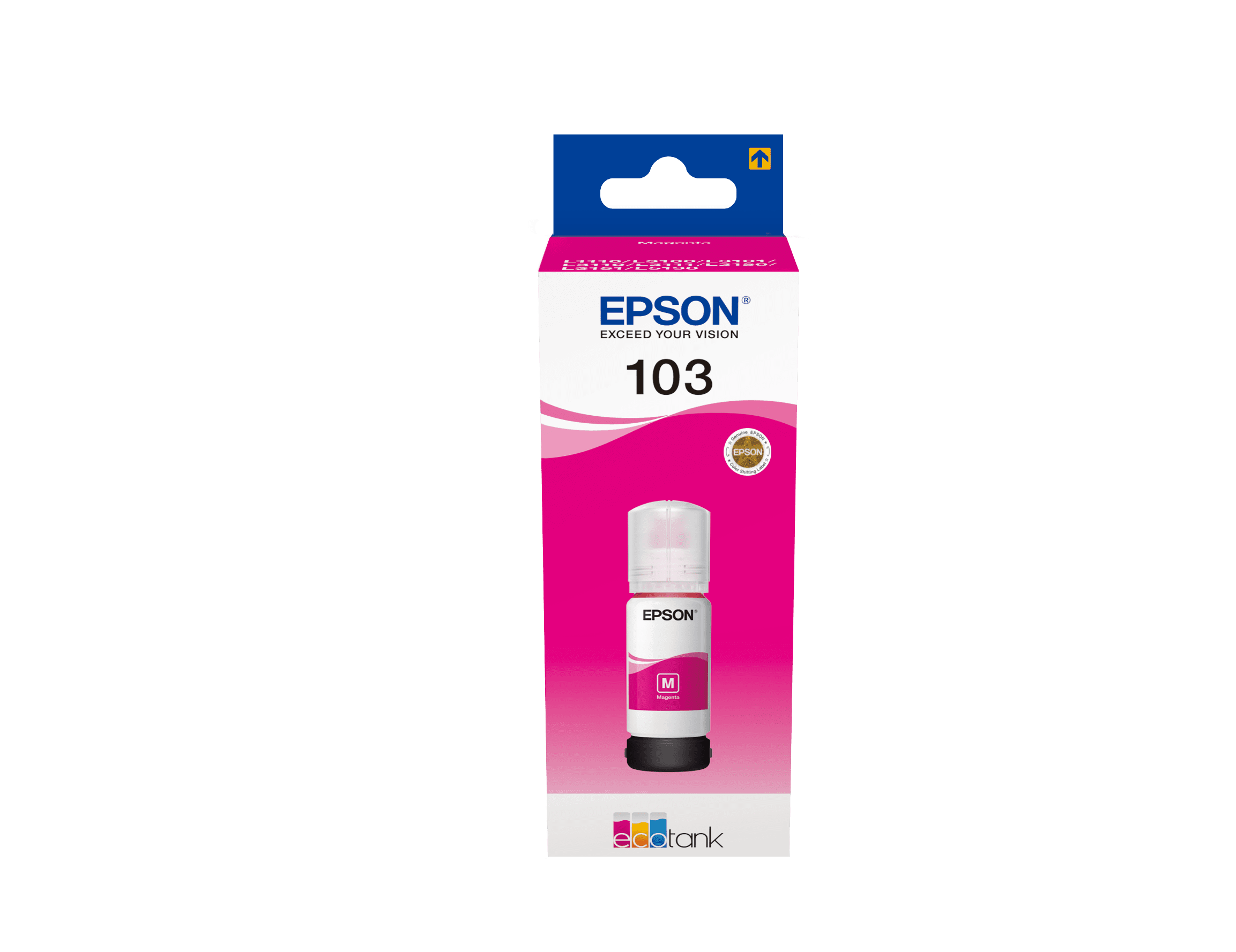 בקבוק דיו מג'נטה 106 מקורי 70 מ"ל Epson