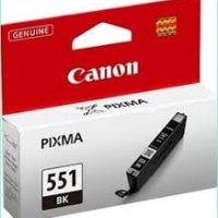 ראש דיו מקורי שחור Canon CLI551BK 0.5K