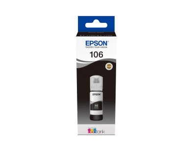 בקבוק דיו שחור 106 מקורי 70 מ"ל Epson