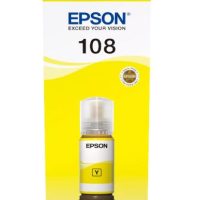 בקבוק דיו צהוב 108 מקורי 70 מ"ל  Epson