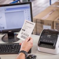 מדפסת מדבקות רחבה תרמית  Brother QL-1100