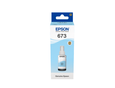 בקבוק דיו צ'יאן בהיר 673 מקורי 70 מ"ל Epson בקבוק דיו צ'יאן בהיר 673 מקורי 70 מ"ל Epson