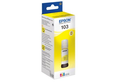 בקבוק דיו צהוב 103 מקורי 65 מ"ל  Epson
