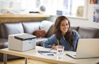 מדפסת לייזר שחור לבן אלחוטית Brother HL-1210w