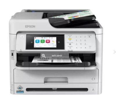 מדפסת הזרקת דיו שחור לבן משולבת  Epson WF-M5899DWF מדפסת הזרקת דיו שחור לבן משולבת  Epson WF-M5899DWF