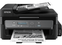 מדפסת משולבת חדשה מתצוגה Epson M200 WorkForce שחור לבן