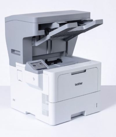 מדפסת לייזר שחור לבן  דו צדדית Brother HL-L6410DW