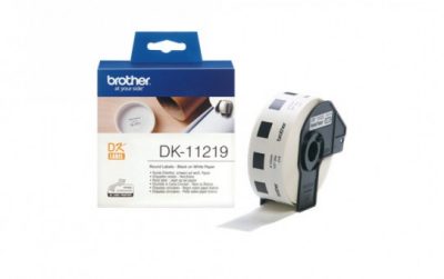 גליל תוויות מקורי קוטר 0.5 אינץ' שחור על לבן  DK-11219 Brother גליל תוויות מקורי קוטר 0.5 אינץ' שחור על לבן  DK-11219 Brother