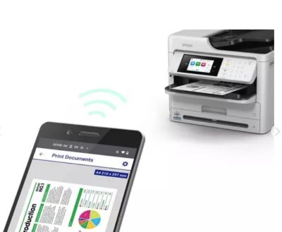 מדפסת הזרקת דיו שחור לבן משולבת  Epson WF-M5899DWF מדפסת הזרקת דיו שחור לבן משולבת  Epson WF-M5899DWF