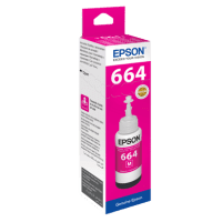 בקבוק דיו מג'נטה 664 מקורי 70 מ"ל  Epson