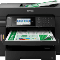 מדפסת הזרקת דיו צבעונית משולבת   +Epson L15150 A3