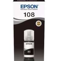 בקבוק דיו שחור 108 מקורי 70 מ"ל  Epson