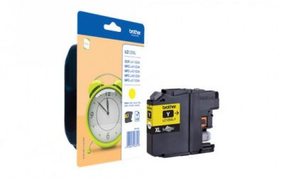 ראש דיו מקורי XL צהוב Brother LC125XLY