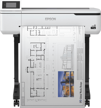 Epson SureColor SC-T3100N עם גיליון נייר