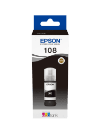 סט 6 בקבוקי דיו מקורי אפסון EPSON ‎108 EcoTank