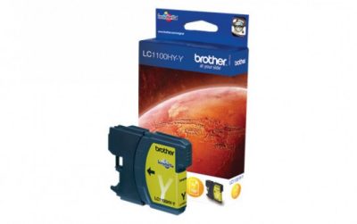 ראש דיו צהוב מקורי גדול ברדר Brother LC1100HYY