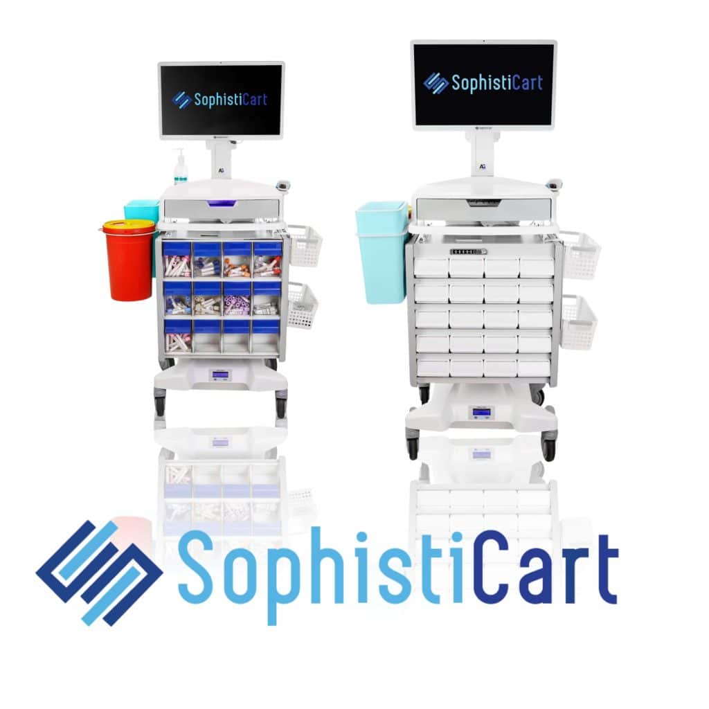 עגלות רפואיות Sophisticart – פתרון ארגונומי ונוח לבתי חולים, מרפאות ומוסדות רפואיים עם עיצוב מתקדם וניידות מרבית